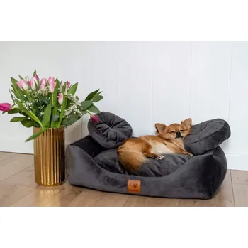 Pelíšek pro psa Pelíšek pro psa, velur se zipem, 65x45 cm, velikost S, Perro