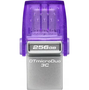USB flash disk Flash disk Kingston Data Traveler MicroDuo 3C G3 256 GB USB 3.0 a 3.1 typ C