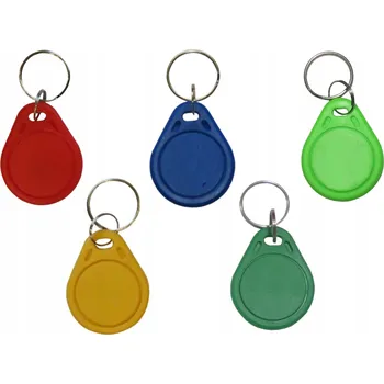 Přívěsek Na Klíče – 5 kusů programovatelný IC 13,56 MHz – barvy