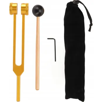 Sada léčebných ladiček 128 Hz Relaxační lékařská ladička s EU zástrčkou