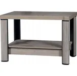 Konferenční stolek Veneti obdélníkový 90 x 60 x 61 cm, odstíny hnědé