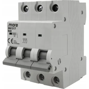 Jistič Jistič 6kA 3P TYP B 40A 415V propojovací lišta typu U