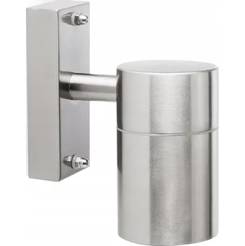 Nástěnné svítidlo KOVOVÉ RVS FASÁDNÍ SVÍTIDLO LED LAMPA G10 VENKOVNÍ STŘÍBRNÁ IP44 20W