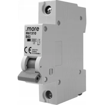 Jistič Jistič 6kA 1P TYP B 63A 241V/415V pro hřebenovou lištu U