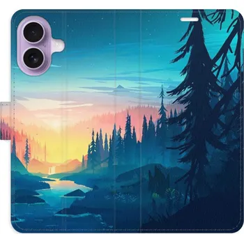 Pouzdro na mobilní telefon Flipové pouzdro iSaprio - Magical Landscape - iPhone 17