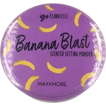 Pudr Sypký pudr Max&More Go Flawless Banana Blast 22 g