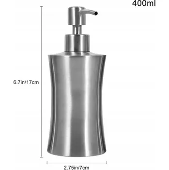 Dávkovač mýdla Nerezový dávkovač tekutého mýdla 220 ml, 250 ml, 400 ml - pumpička na mýdlo/pleťové mléko do koupelny
