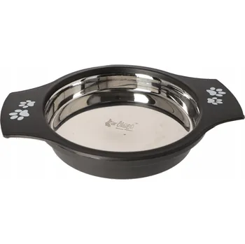 Miska pro psa Jedna kovová miska Dingo černá 0,23 l