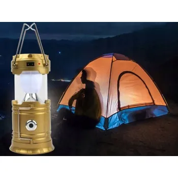 Svítilna Mobilní svítilna kempingová 2v1 Akumulátorová + Power Banka