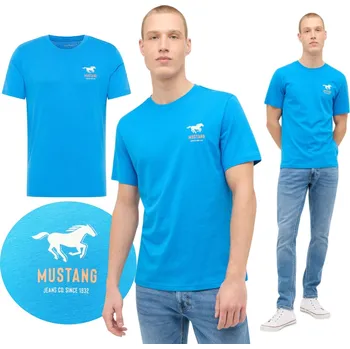 Pánské tričko s kulatý výstřihem Mustang, velikost XXL