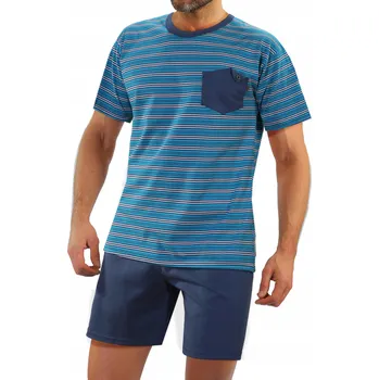 Pánské pyžamo Sesto Senso pánské pyžamo s krátkým rukávem, velikost L