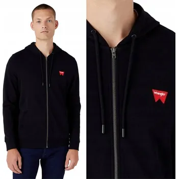 Pánská mikina WRANGLER ZIP THRU HOODIE PÁNSKÁ MIKINA S KAPUCÍ A ZIPEM LOGO XL