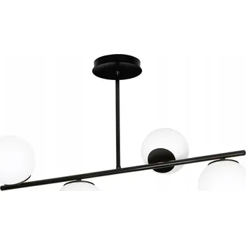 Stropní Svítidlo Emibig BIOR 4 BLACK, stropní svítidlo Ocel sklo černá, 10W