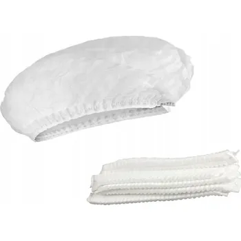 Jednorázová čepice Medicínská čepice Zarys bílá