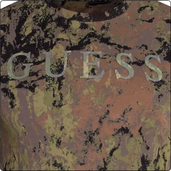 Dámské spodní prádlo Muž tričko GUESS maskáčový velikost S