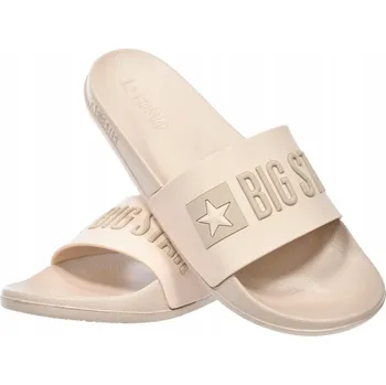 Dámská obuv Nazouváky pantofle BIG STAR Béžové Pro Mládež UNISEX Sportovní LEHKÉ 41