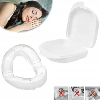 Pomůcka proti chrápání a spánkové apnoe Nastavitelný náustek proti chrápání, zlepšuje kvalitu spánku a dýchání