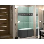 Botník MOB 84 x 186 x 44 cm grafit