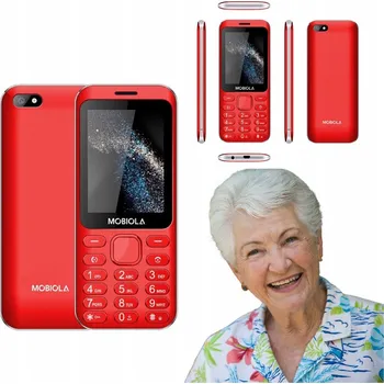 Mobilní telefon MOBILNÍ TELEFON PRO SENIORY MOBIOLA KLASICKÝ DUAL SIM S VELKÝMI TLAČÍTKY
