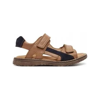 Dámské sandále Froddo dětské sandály z přírodní kůže hnědé, velikost 32
