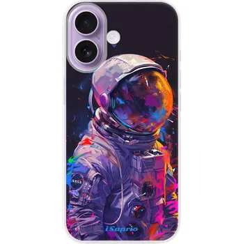 Odolné silikonové pouzdro iSaprio - Neon Astronaut - iPhone 17