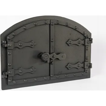 Příprava pizzy Litinová dvířka do pece na pizzu, chlebové pece a udírny