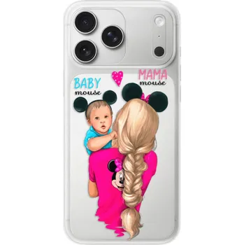 Pouzdro na mobilní telefon Odolné silikonové pouzdro iSaprio - Mama Mouse Blonde and Boy - iPhone 17 Pro Max