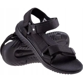 Dámské sandále Hi-Tec dětské sandály plast černé barvy, velikost 36