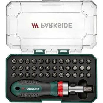 Šroubovák PARKSIDE Šroubovák s ráčnou + sada bitů
