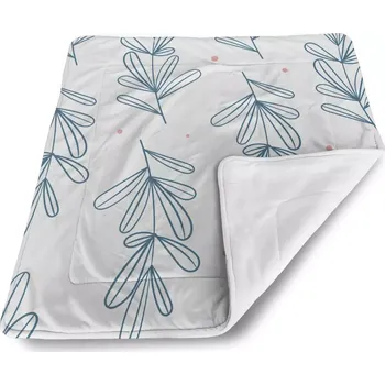deka Sablio Deka pro miminko Modré lístky - 80x100 cm