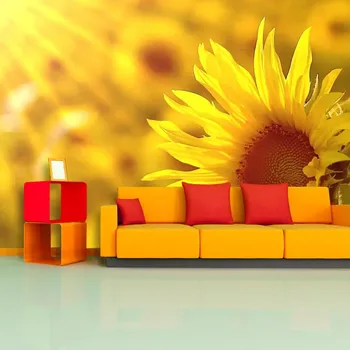 Tapeta Sablio Tapeta Slunečnice 3 - 125x75 cm