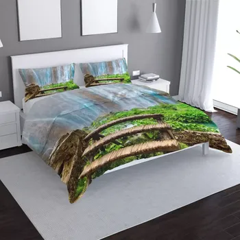 Povlečení Sablio Povlečení Posezení u vodopádu - 140x220 / 90x70