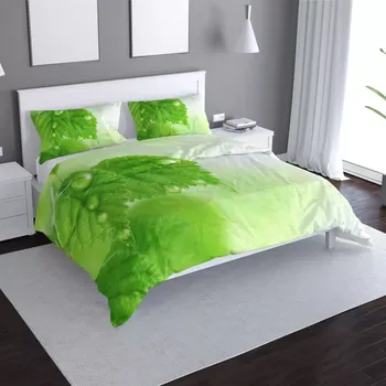 Povlečení Sablio Povlečení Listy 2 - 140x200 / 90x70