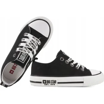 Dívčí tenisky Big Star dětské tenisky černé, velikost 29