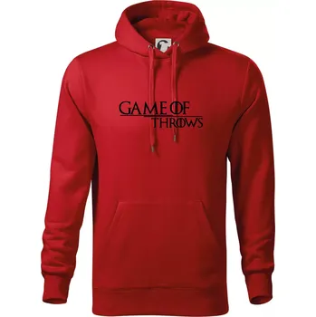 Pánská mikina Judo Game of throws - Mikina pánská Cape s kapucí - XL ( Červená )