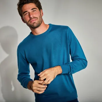 Dámský svetr Blancheporte Pulovr s kulatým výstřihem, 100% akryl petrolejová 127/136