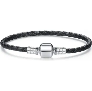 Náramek Vintage pletený kožený náramek | módní doplněk - 5 , 19CM