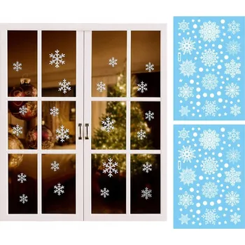 Okenní dekorace Okenní dekorace M-import sněhové vločky bílé 2 kusy