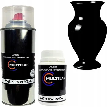 Barva ve spreji Lak ve spreji na vázy RAL 9005 LESK
