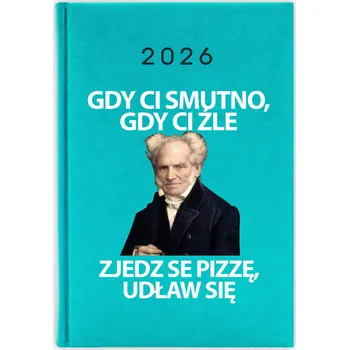 Kalendář Knižkový kalendář 2026 A5 FunnyCase modrý