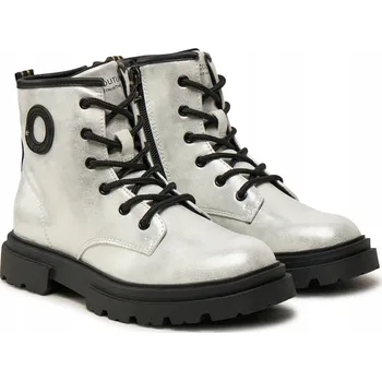 Dívčí kozačky Primigi Dívčí kozačky 6975300 stříbrné