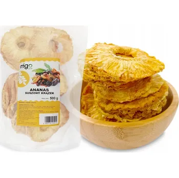 Sušená potravina ANANAS Plátky bez cukru 500 g - MIGOgroup