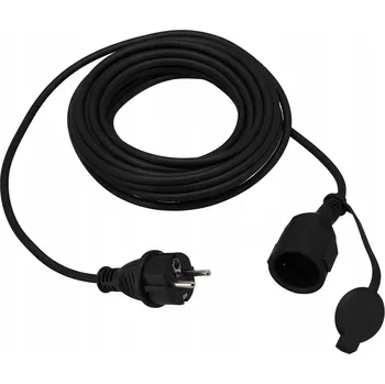 Napájecí kabel HOROZ Prodlužovací Kabel Zahradní stavební Silný Z/U 3500W 3x1,5mm IP44 10m
