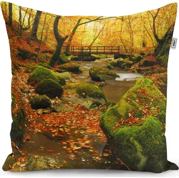 Polštář Sablio Polštář Most v lese - 50x50 cm
