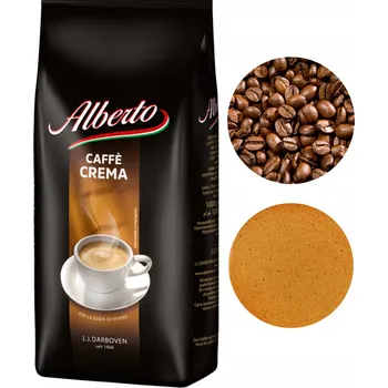 Káva zrna Arabica Alberto Caffe Crema 1000 g