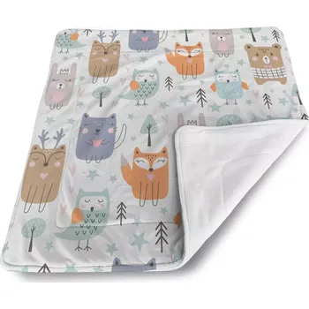deka Sablio Deka pro miminko Animovaná lesní zvířátka - 90x120 cm