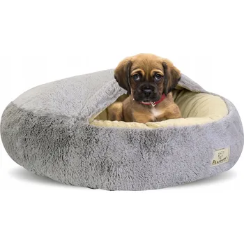 Pelíšek pro psa AIO Factory kotec pro psa šedá 60 cm x 60 cm