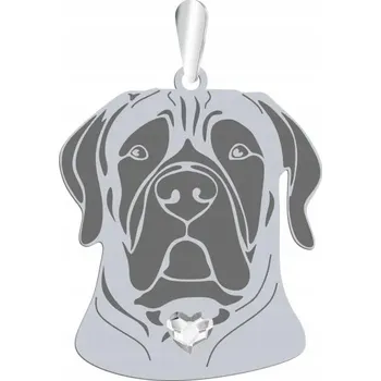 Přívěsek Stříbrný přívěsek s Africkým Mastifem Ag 925 GRAVÍROVÁNÍ DÁREK