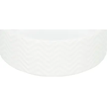 Miska pro psa TRIXIE Keramická miska pro psa na krmivo a vodu, těžká, bílá, 0,4 l (400 ml)