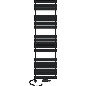 Radiátor Koupelnový radiátor vodní/elektrický Mila 1800x500 černý žebříkový